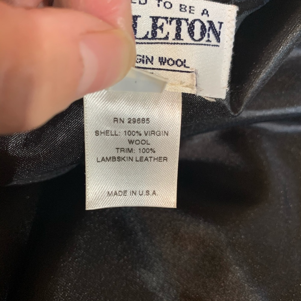 Pendleton Houndstooth Tweed Jacket Size 4 - image 7